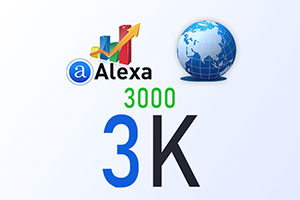 Boost/Improve/Increase your Global Alexa rank to 3K