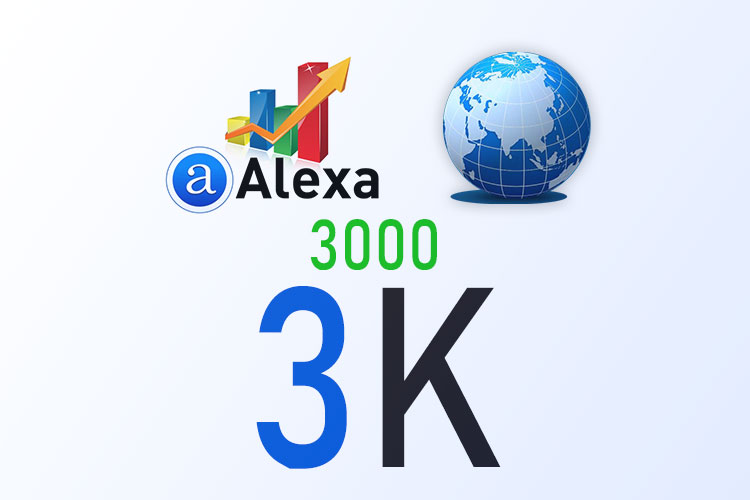 Boost Alexa Rank - Improve/Increase your Global Alexa rank to 3K