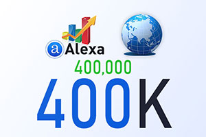 Boost/Improve/Increase your Global Alexa rank to 400K